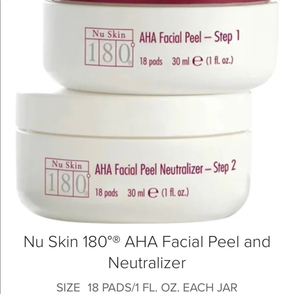 Nu Skin 180 AHA Facial Peel + Neautralizer
